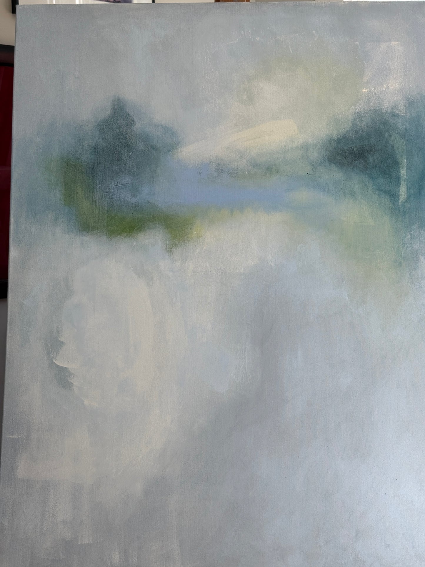 Blue Abstract Landscape