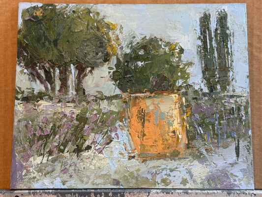 A French Garden Scene